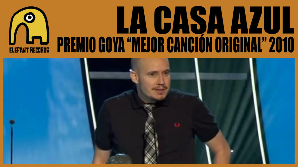 Imagen destacada de video: Guille Milkyway recogiendo El Goya a la "Mejor Canción Original" 2010